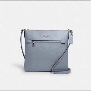 Coach Rowan Bag Purse Silver NWT